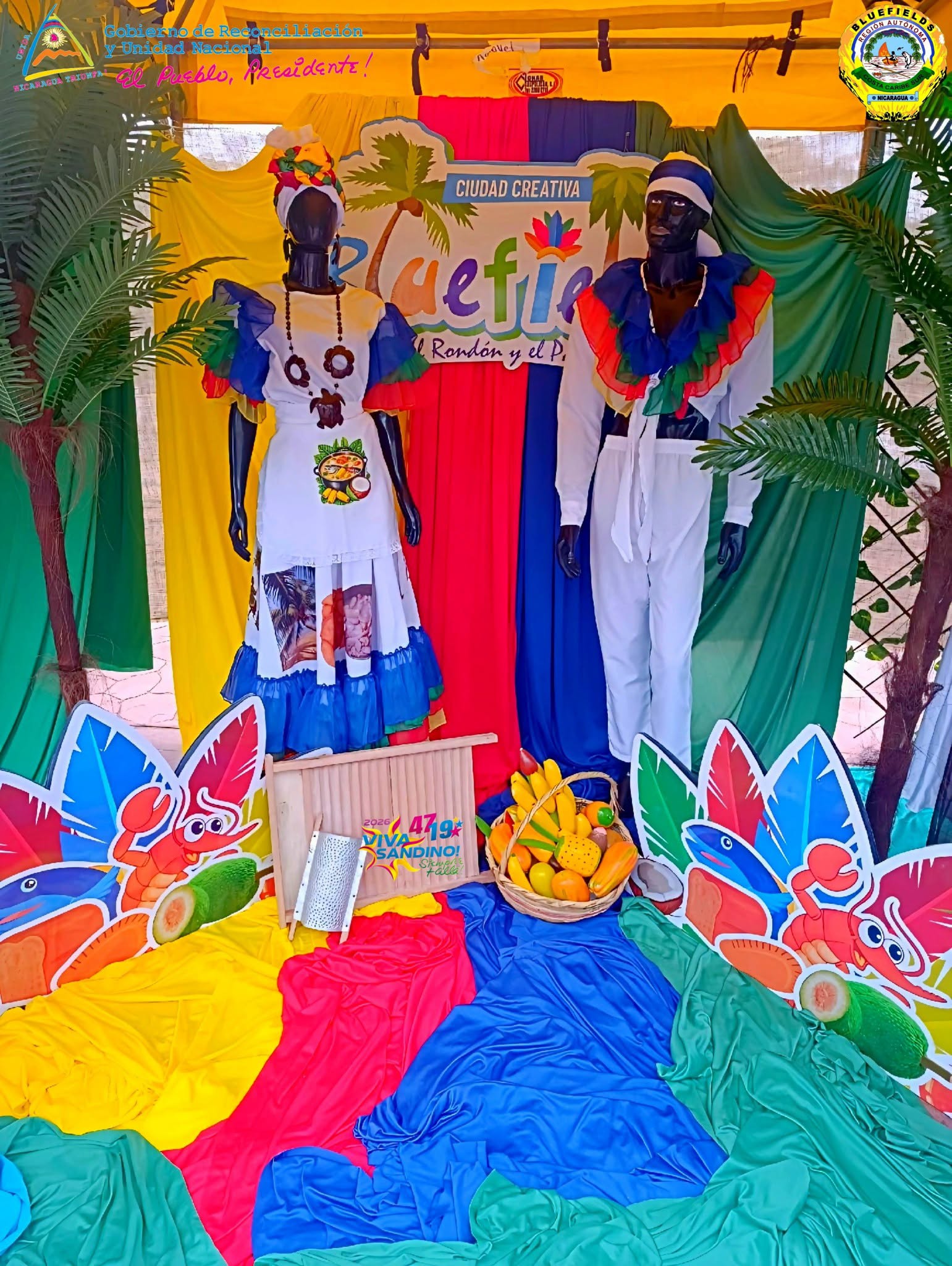 Ciudad Creativa Bluefields.Festival Nacional de Trajes Originales de Nuestro Folklore
