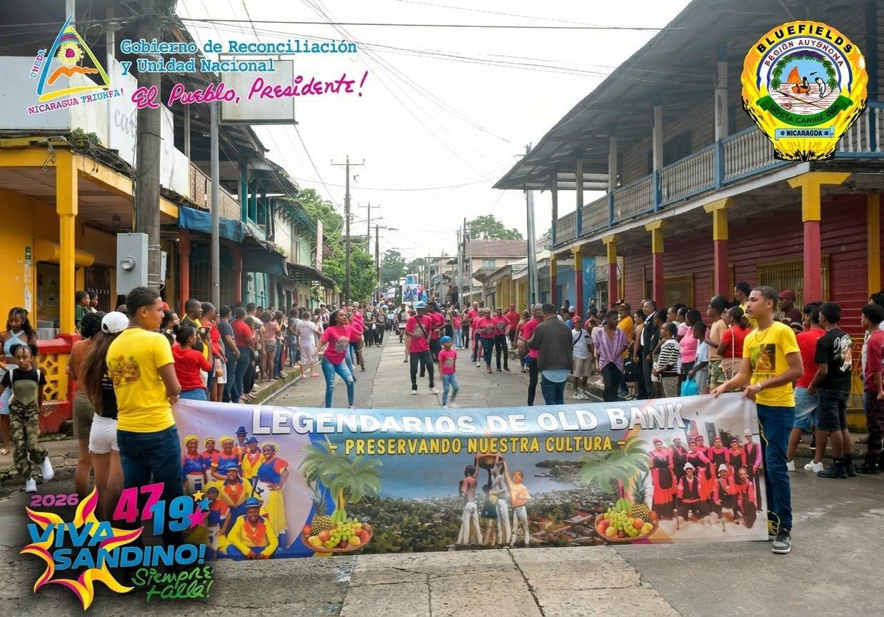 BLUEFIELDS CIUDAD CREATIVA, CELEBRA A LO GRANDE Y TIRA LA CASA POR LA VENTANA EN SU 123 ANIVERSARIO COMO CIUDAD!